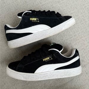 PUMA Suede XL - Black/White - US Mens Size 12
